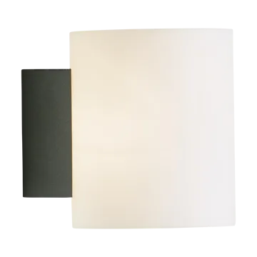 Evoke vägglampa small - Antracit-opal glas - Herstal