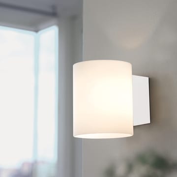 Evoke vägglampa small - vit-vitt glas - Herstal