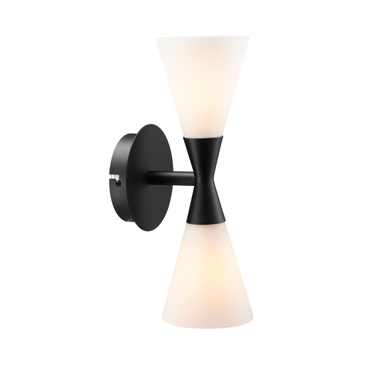 Herstal Harlekin duo vägglampa Mattsvart | Skandinavisk Design | Vägglampor | Svart