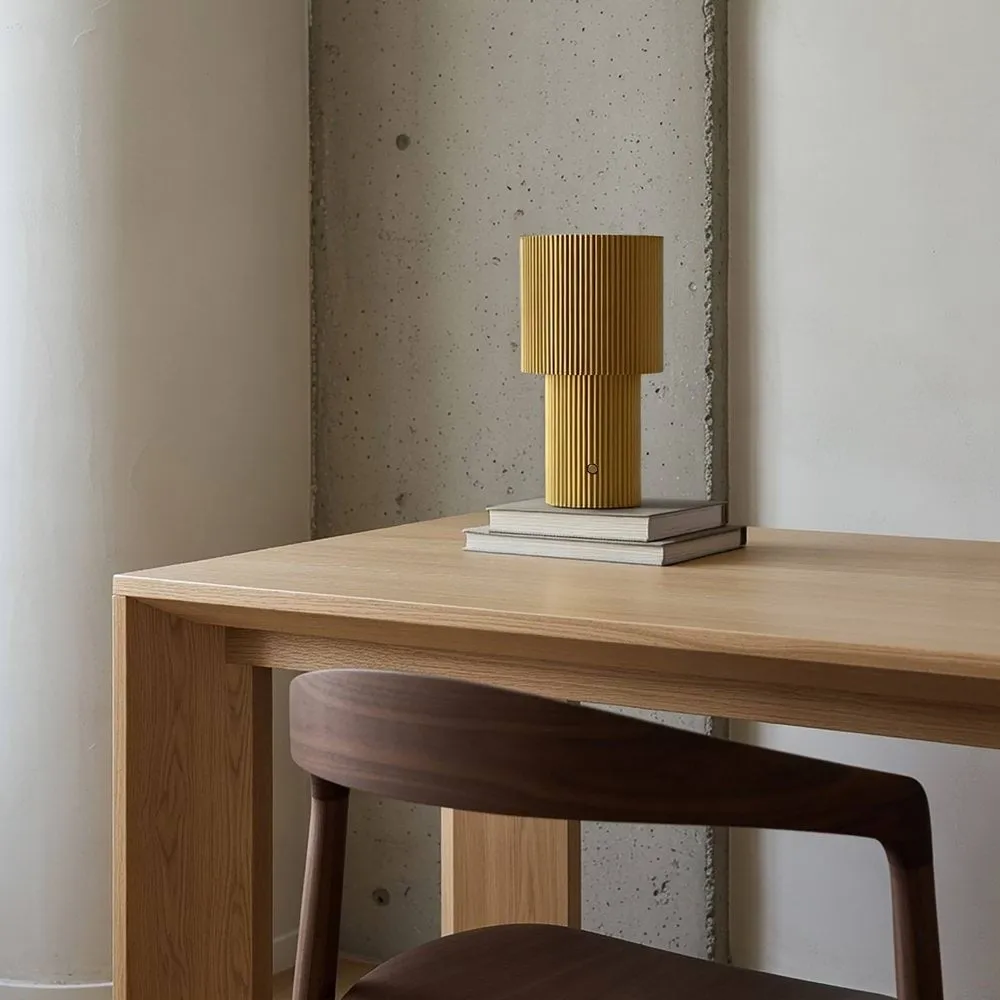 Iluma bordslampa portabel, Guld Herstal