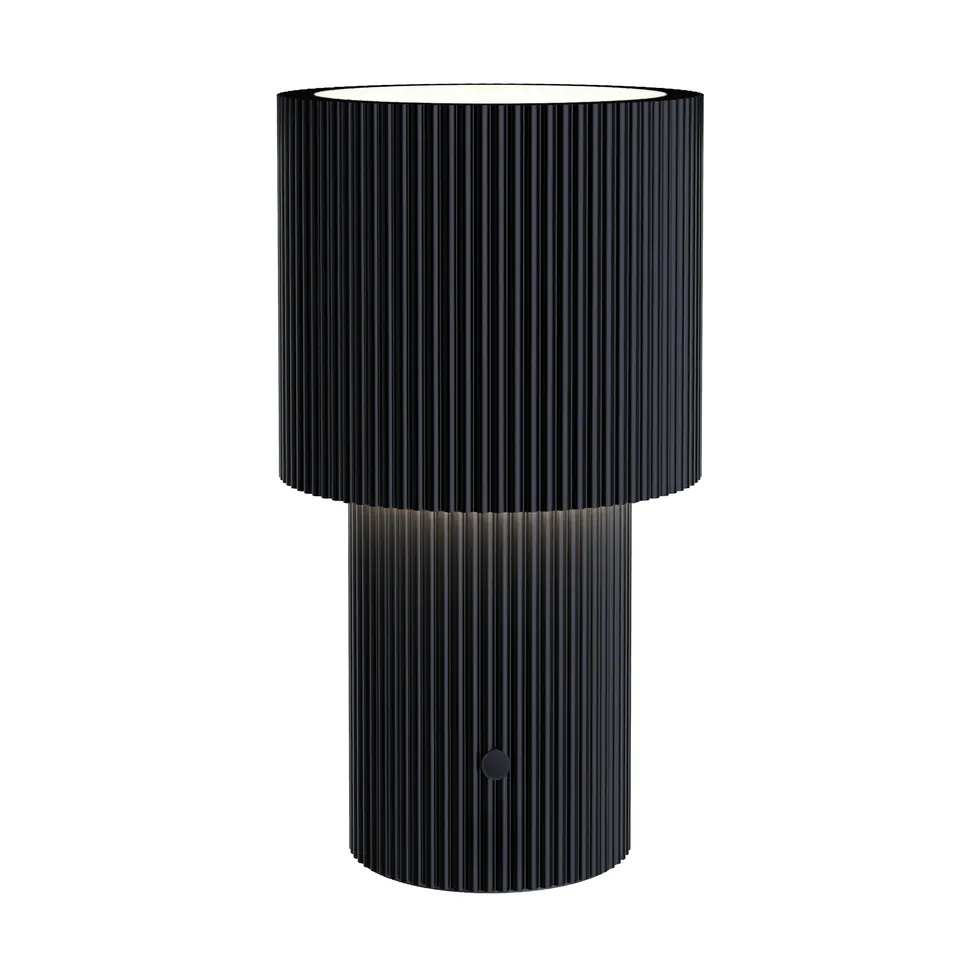 Iluma bordslampa portabel, Jet black Herstal