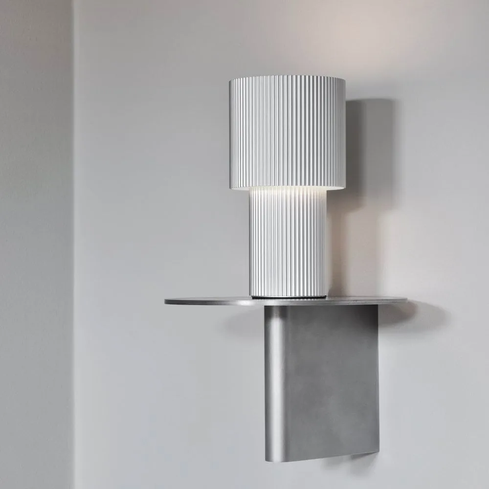 Iluma bordslampa portabel, Silver Herstal