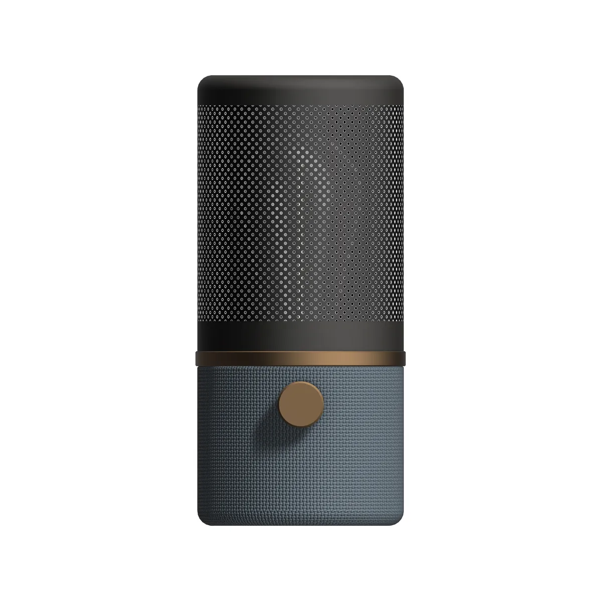 Herstal Jazz bordslampa 24 cm Blå-mattsvart