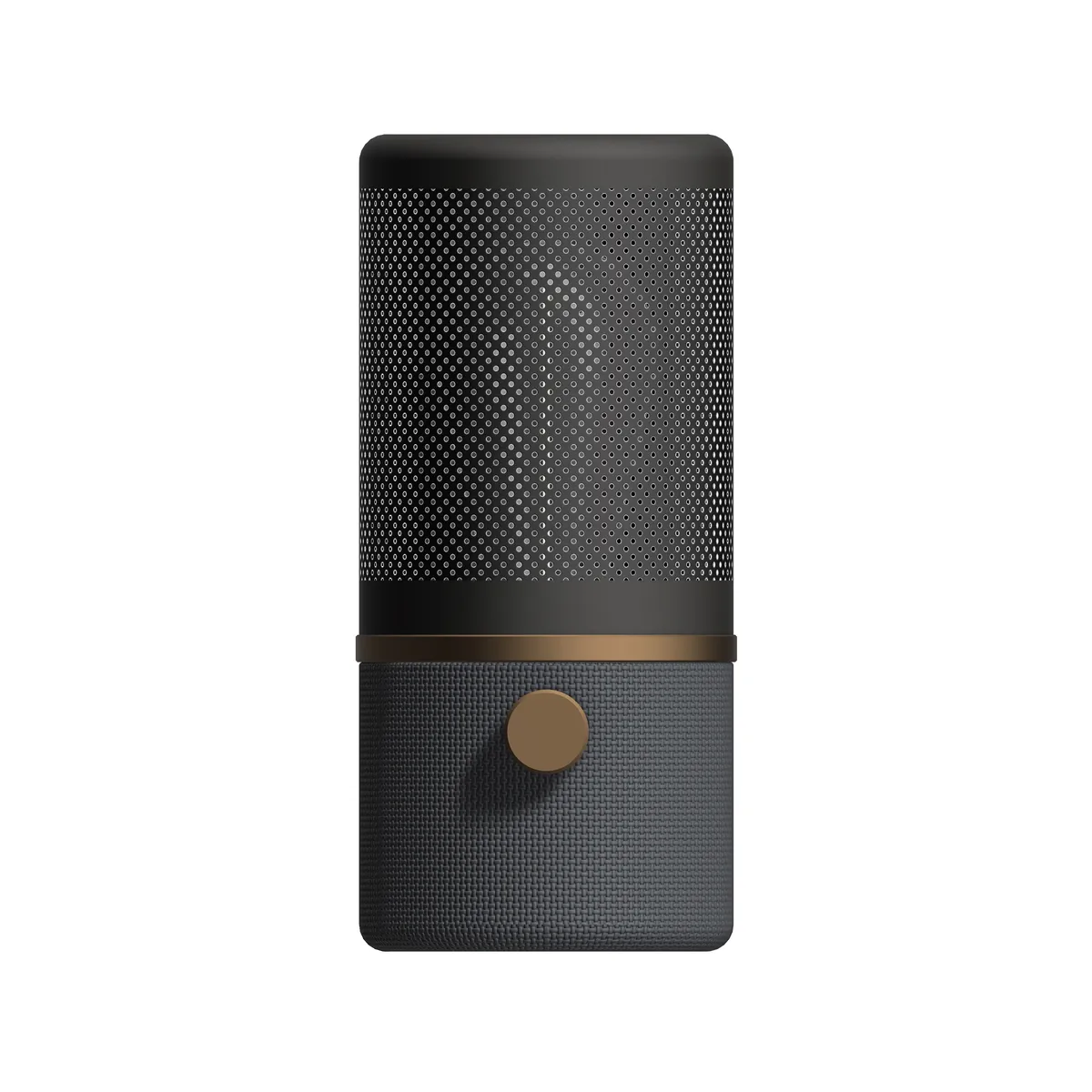 Herstal Jazz bordslampa 24 cm Grå-mattsvart