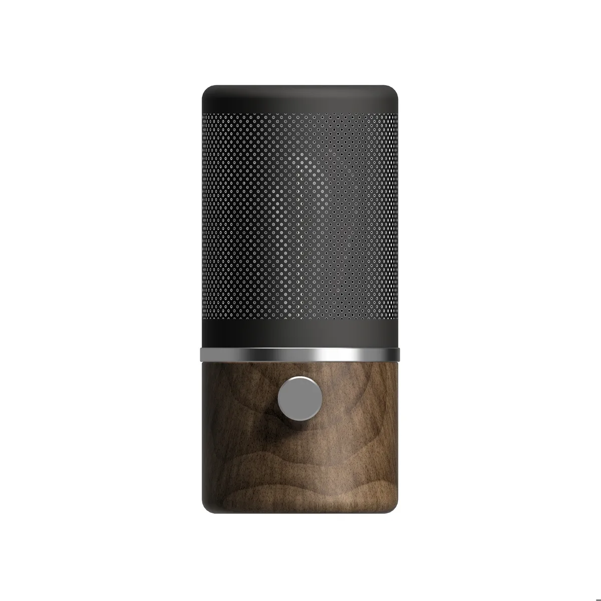 Herstal Jazz bordslampa 24 cm Mörk ek-mattsvart