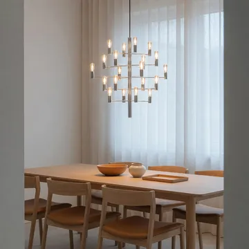 Manola 20 ljuskrona - krom - Herstal