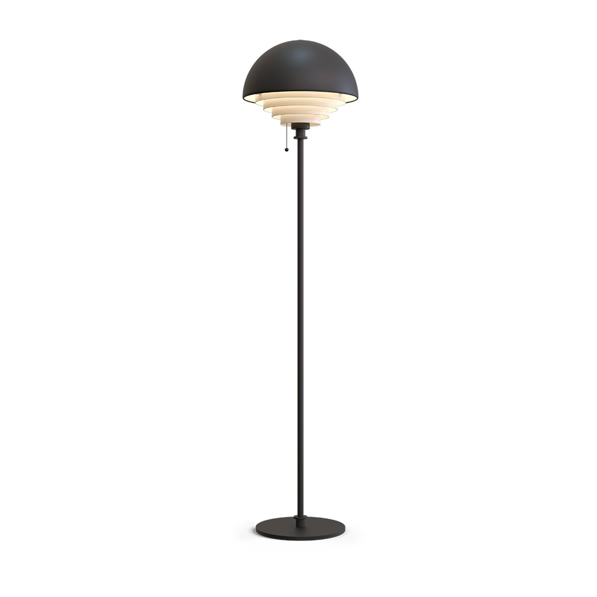 Herstal Motown golvlampa 150 cm Svart | Skandinavisk Design | Golvlampor | Svart