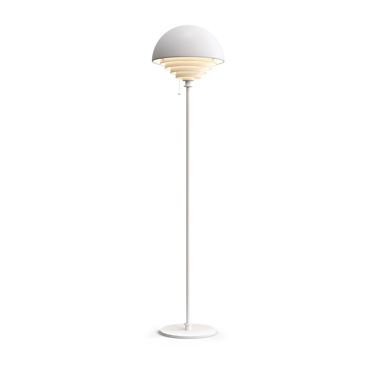 Herstal Motown golvlampa 150 cm Vit | Skandinavisk Design | Golvlampor | Vit