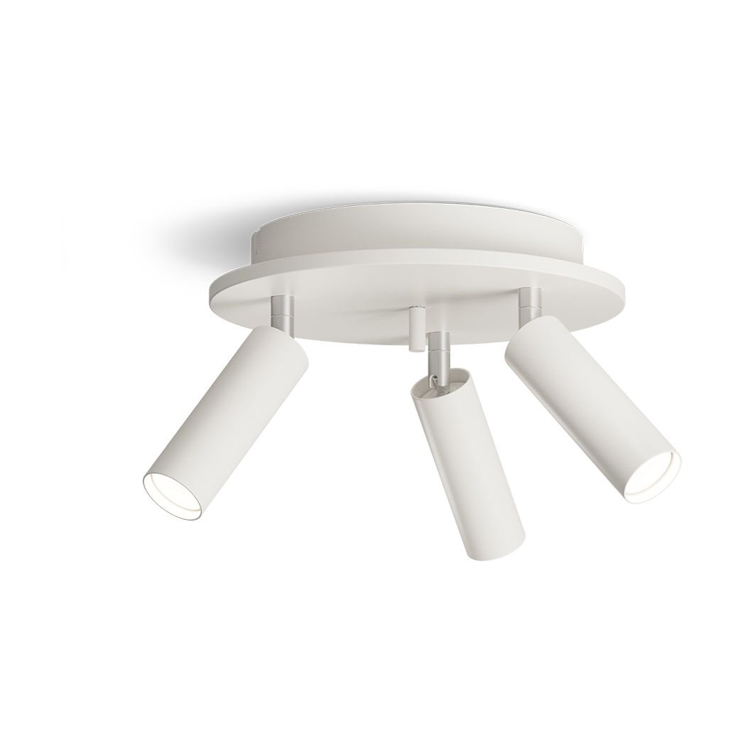 Herstal line spotlight rund 3 Mattvit | Skandinavisk Design | Taklampor & Pendlar | Vit