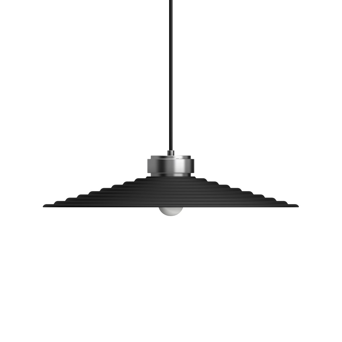 Herstal Sound pendel large Mattsvart | Skandinavisk Design | Taklampor & Pendlar | Svart