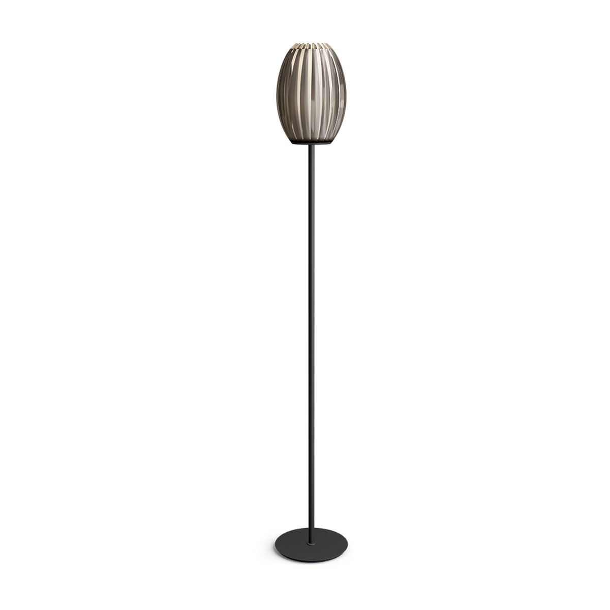 Herstal Tentacle golvlampa 165 cm Svart-rökfärgad | Skandinavisk Design | Golvlampor | Svart
