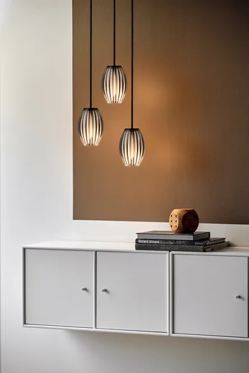 Tentacle taklampa medium - Svart-rökfärgad - Herstal