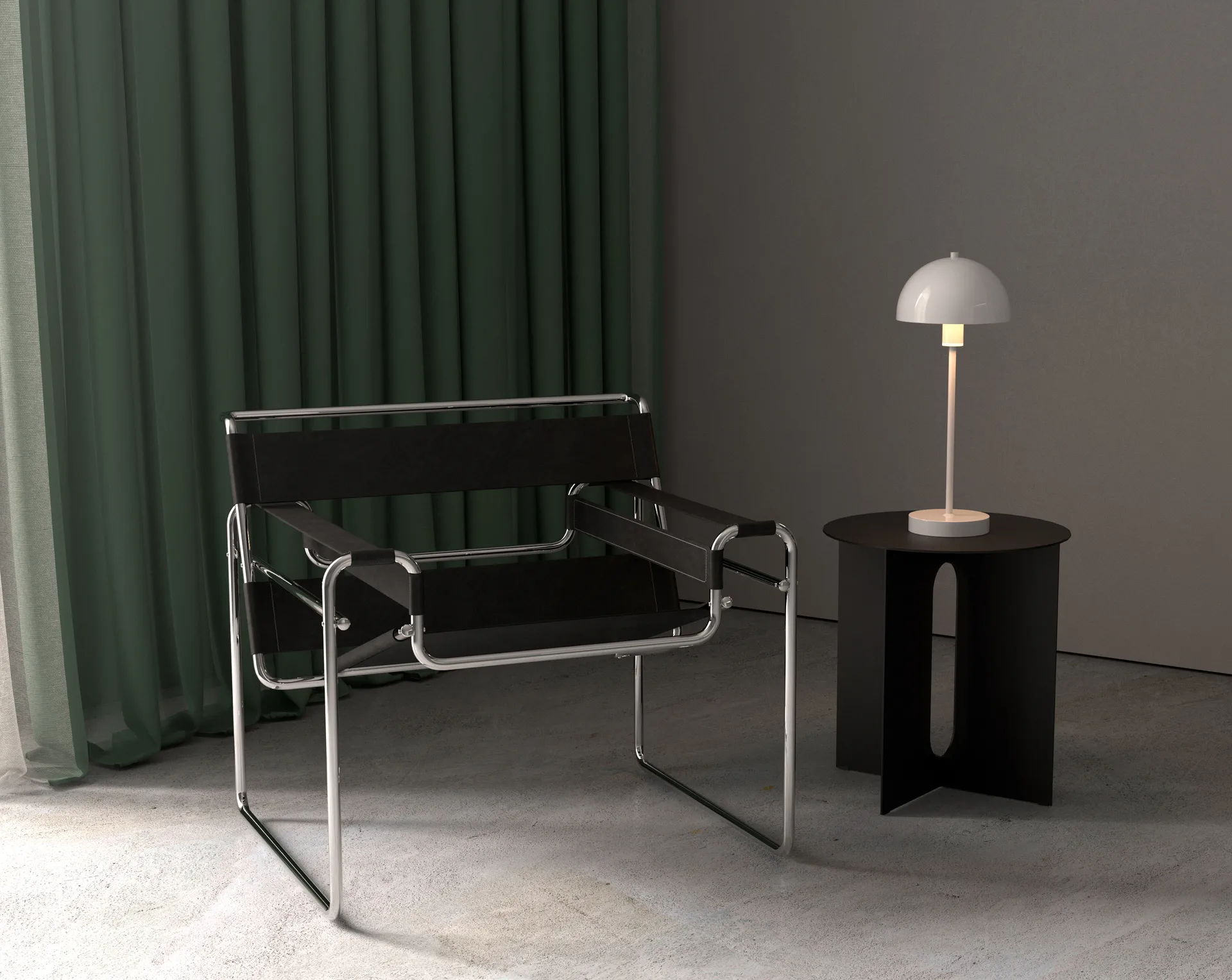 Vienda bordslampa, Blankvit Herstal