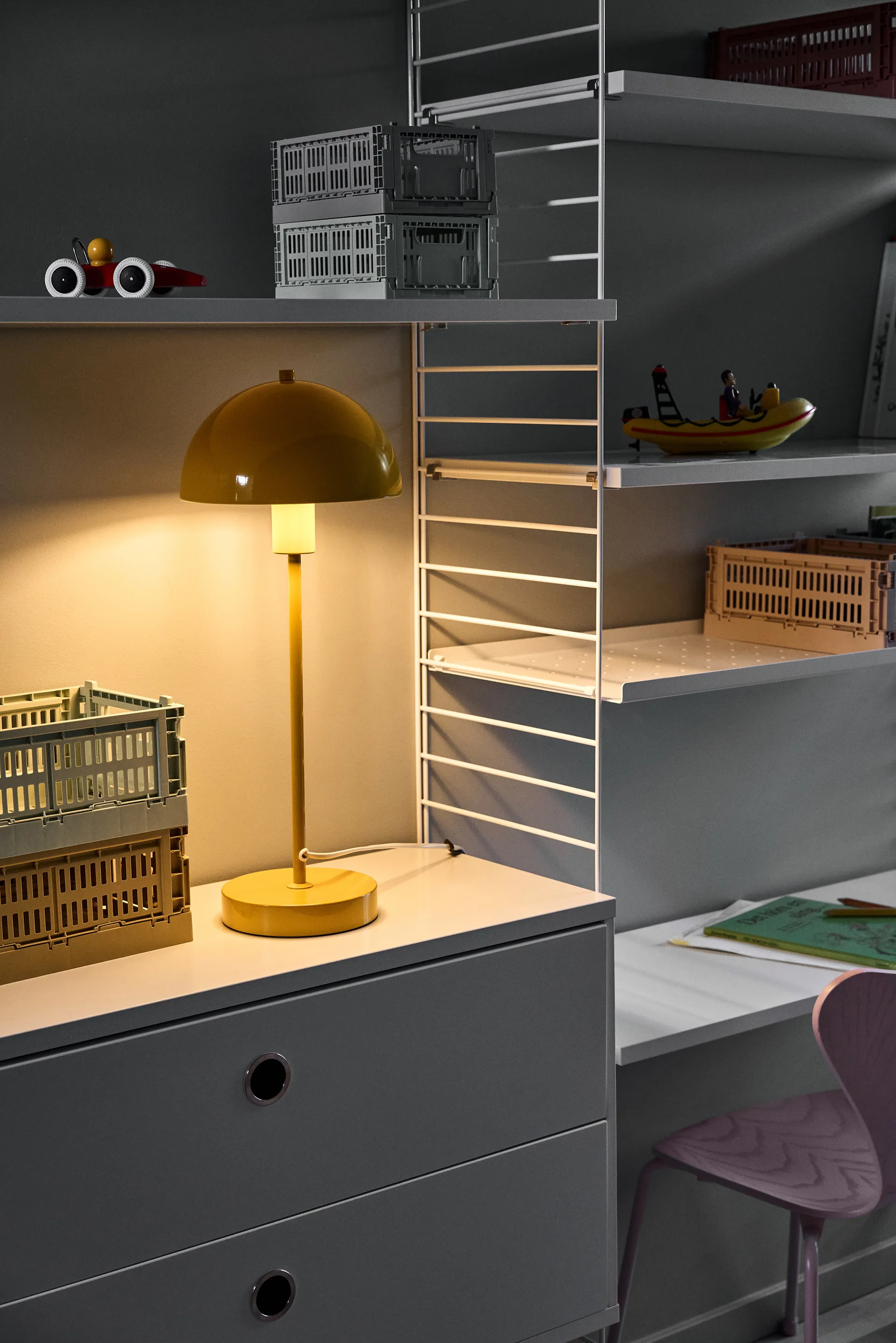 Vienda bordslampa, Mango yellow Herstal