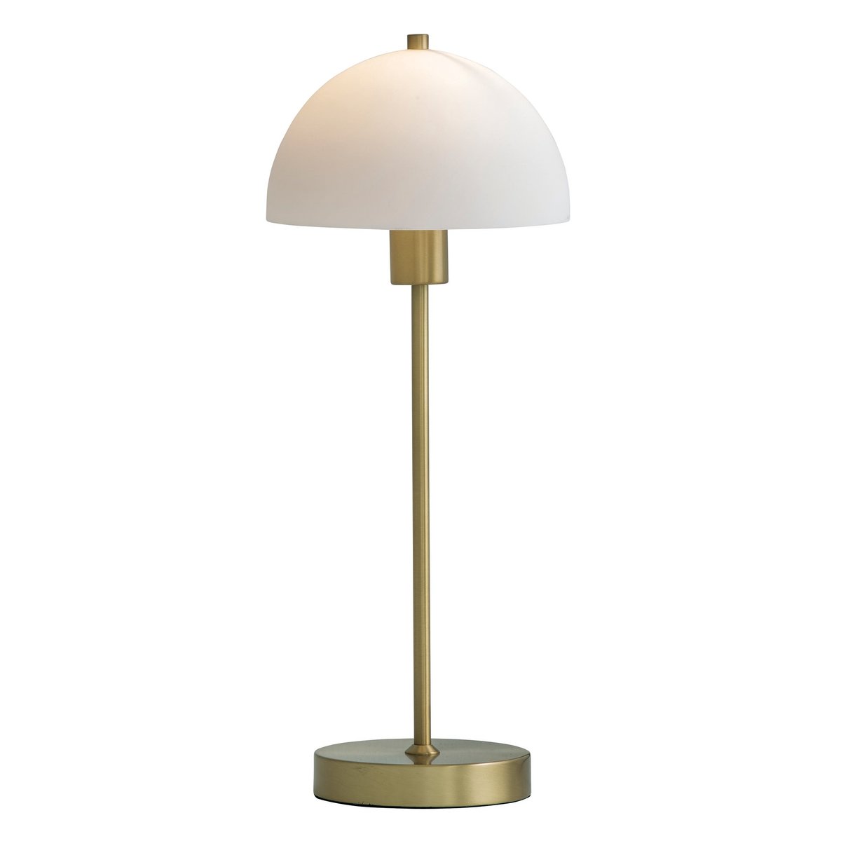 Herstal Vienda bordslampa mässing-vit | Skandinavisk Design | Bordslampor | Guldfärgad