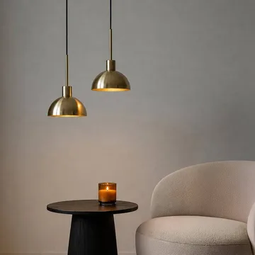 Vienda pendel - Satin mässing - Herstal