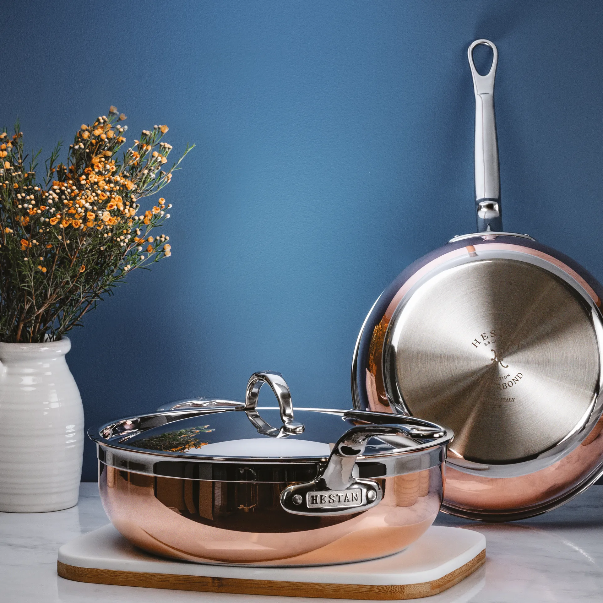Hestan Copperbond essential traktörpanna Ø24 cm, Koppar Hestan