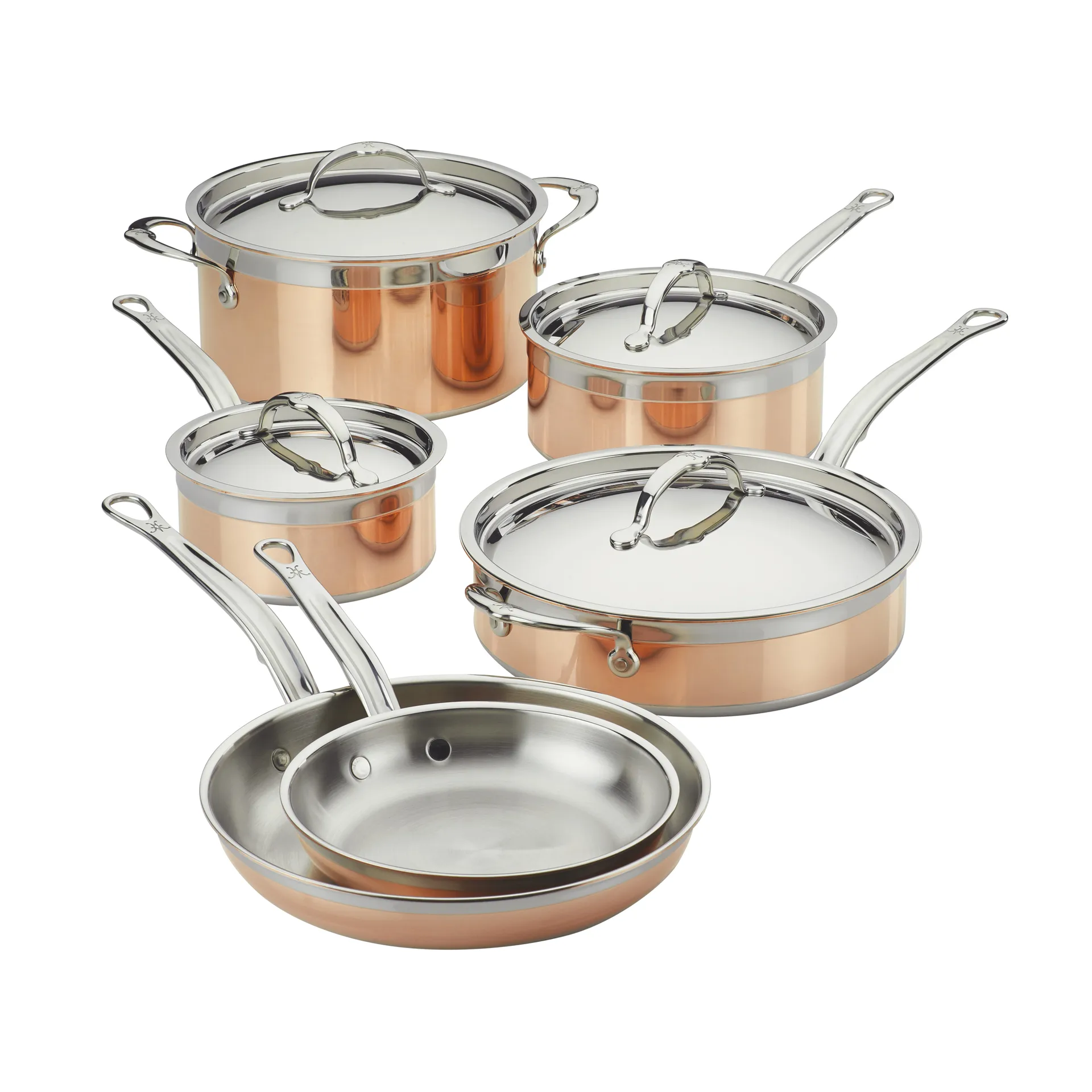 Hestan Copperbond gryt- och stekpanneset, 10 delar Hestan
