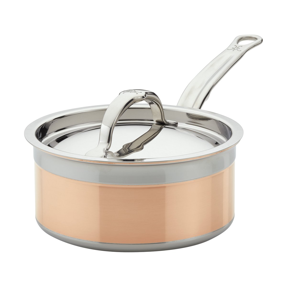 Hestan Copperbond kastrull koppar 1,9 L | Skandinavisk Design | Kastruller | Brun