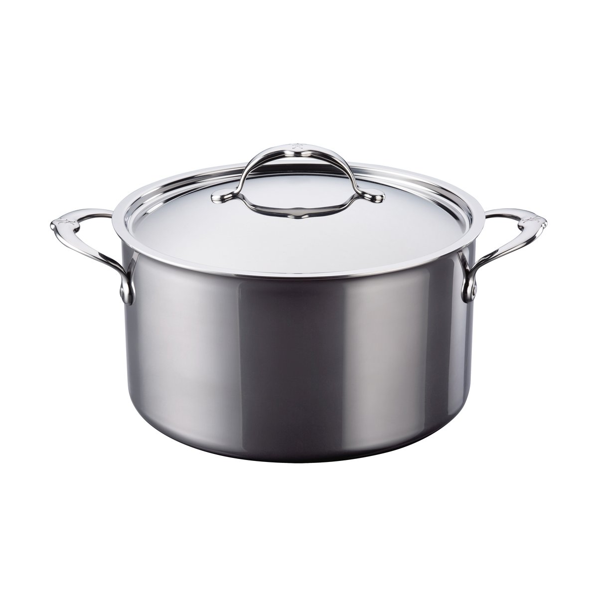 Hestan Nanobond gryta med lock 7,6 L Rostfritt stål