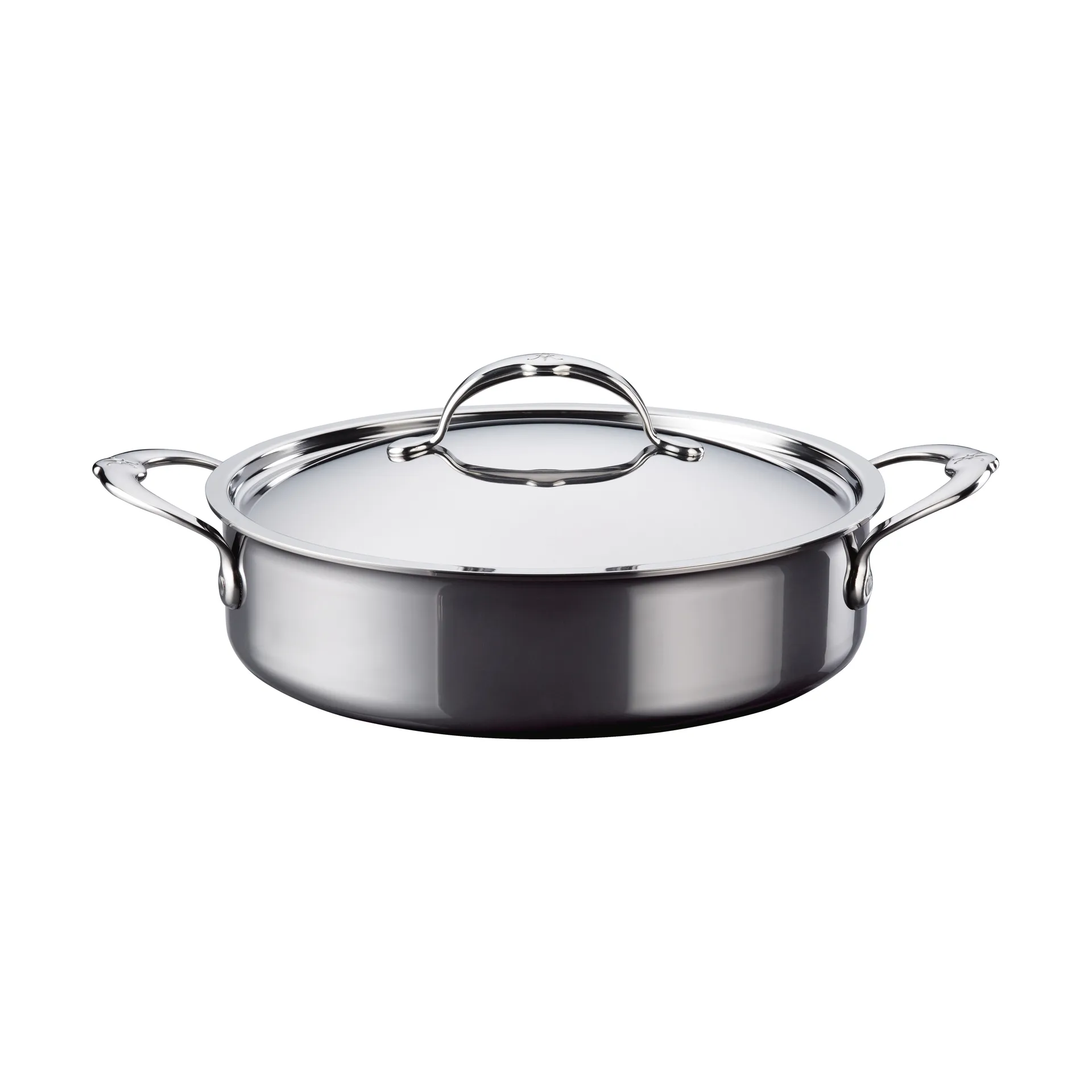 Hestan Nanobond sauteuse med lock 26 cm, Rostfritt stål Hestan