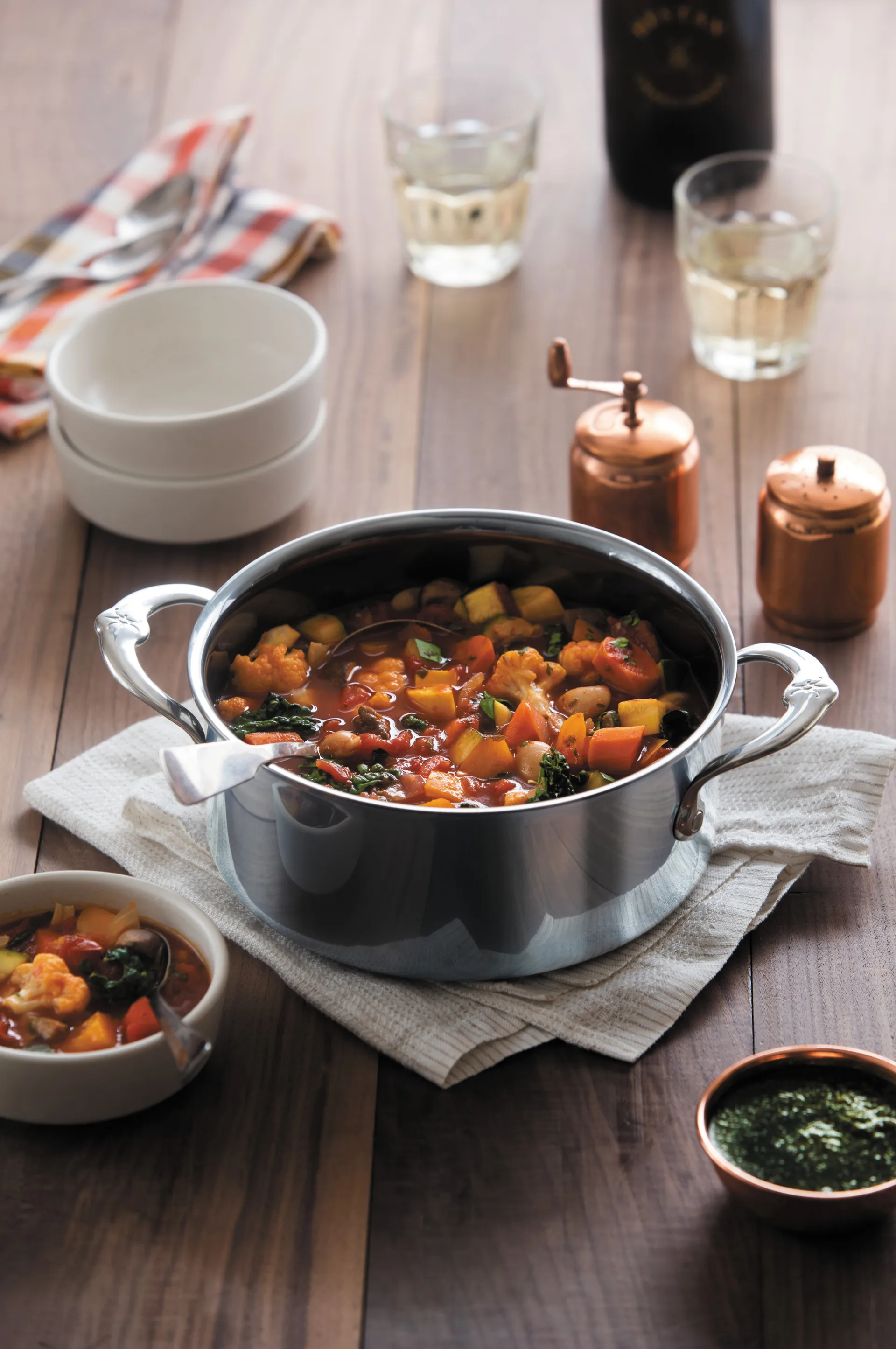 Hestan Nanobond soppgryta med lock 2,8 L, Rostfritt stål Hestan