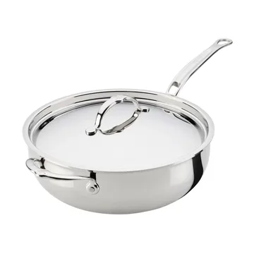 Hestan ProBond Luxe allroundpanna med lock - Rostfritt stål, hjälphandtag - Hestan