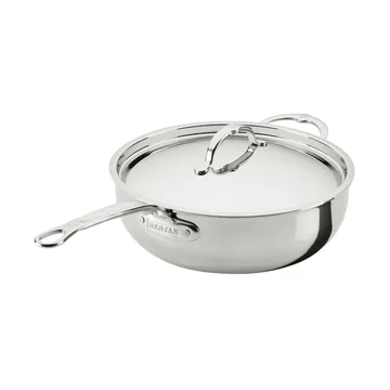 Hestan ProBond Luxe allroundpanna med lock - Rostfritt stål, hjälphandtag - Hestan