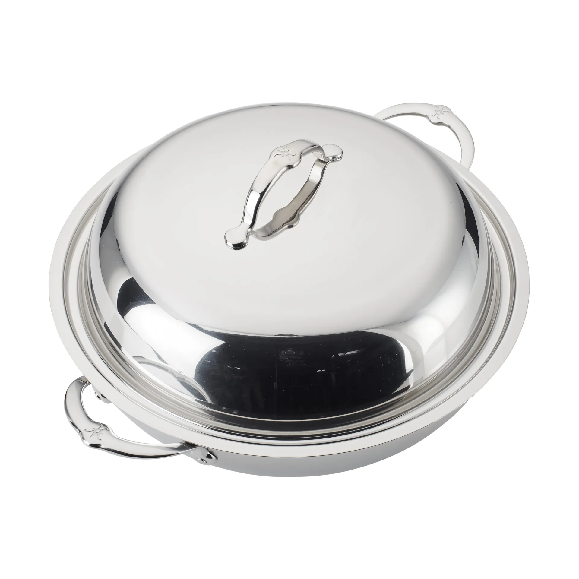 Hestan Probond wok med lock 36 cm, Rostfritt stål Hestan