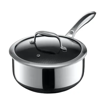 Hexclad gryta med lock hybrid - 2,8 L - Hexclad