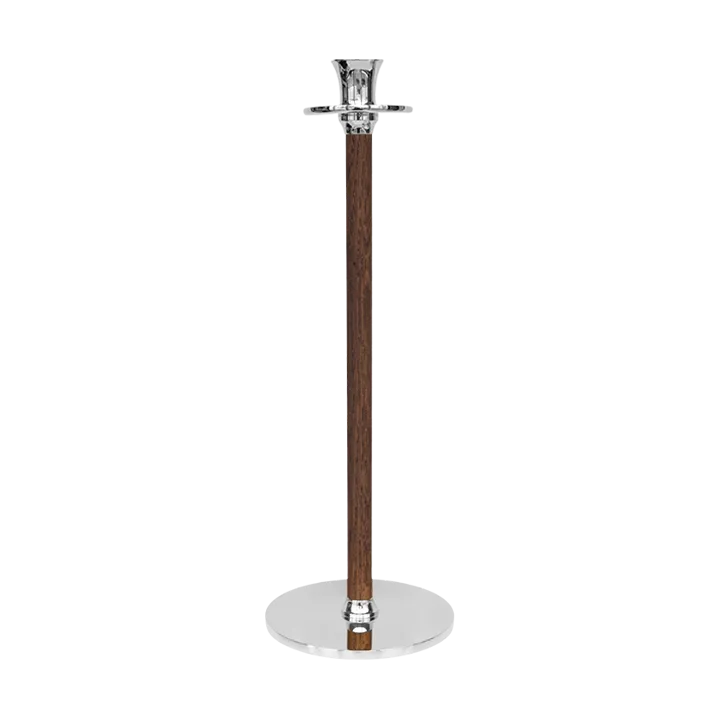 Alto Basso ljusstake 30 cm - Förnicklad mässing - Hilke Collection