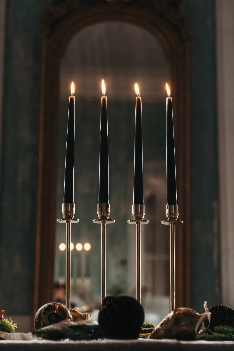 Alto ljusstake, Solid mässing Hilke Collection