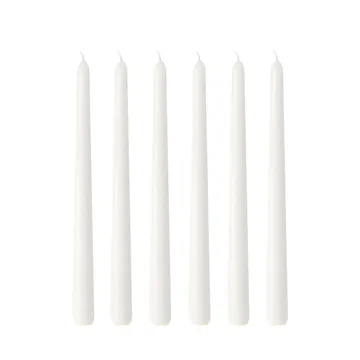 Herrgårdsljus 30 cm 6-pack - Pärlvit glans - Hilke Collection
