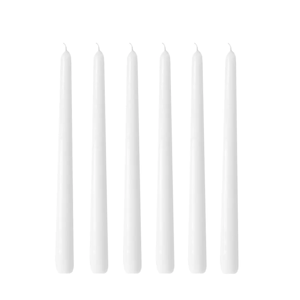 Hilke Collection Herrgårdsljus 30 cm 6-pack Vit glans