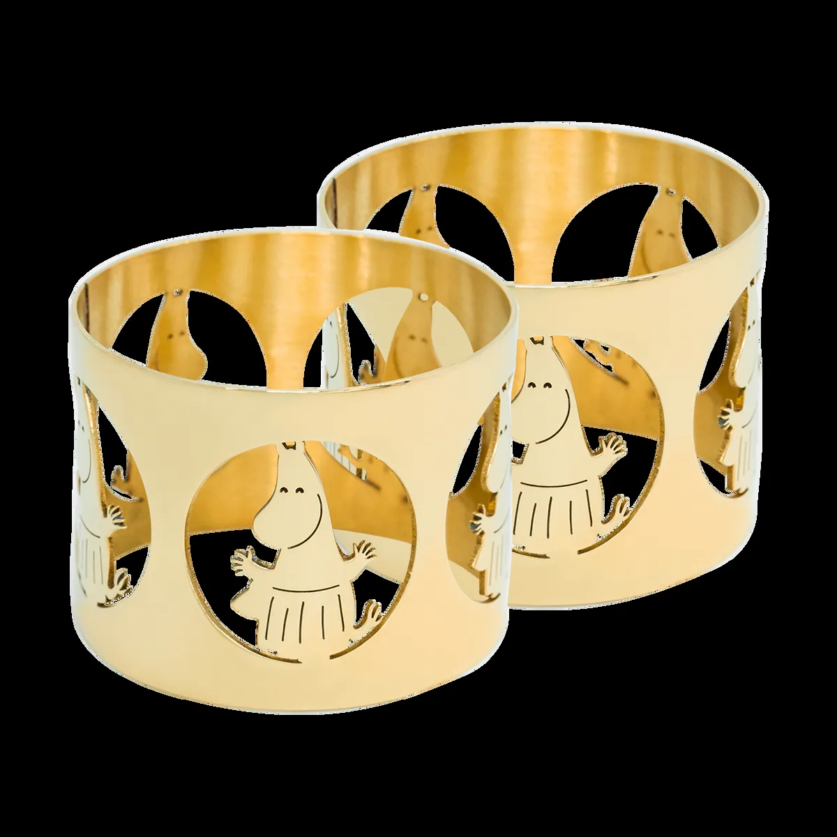 Hilke Collection Hilke X Mumin servettring Moominmamma 2-pack Mässing