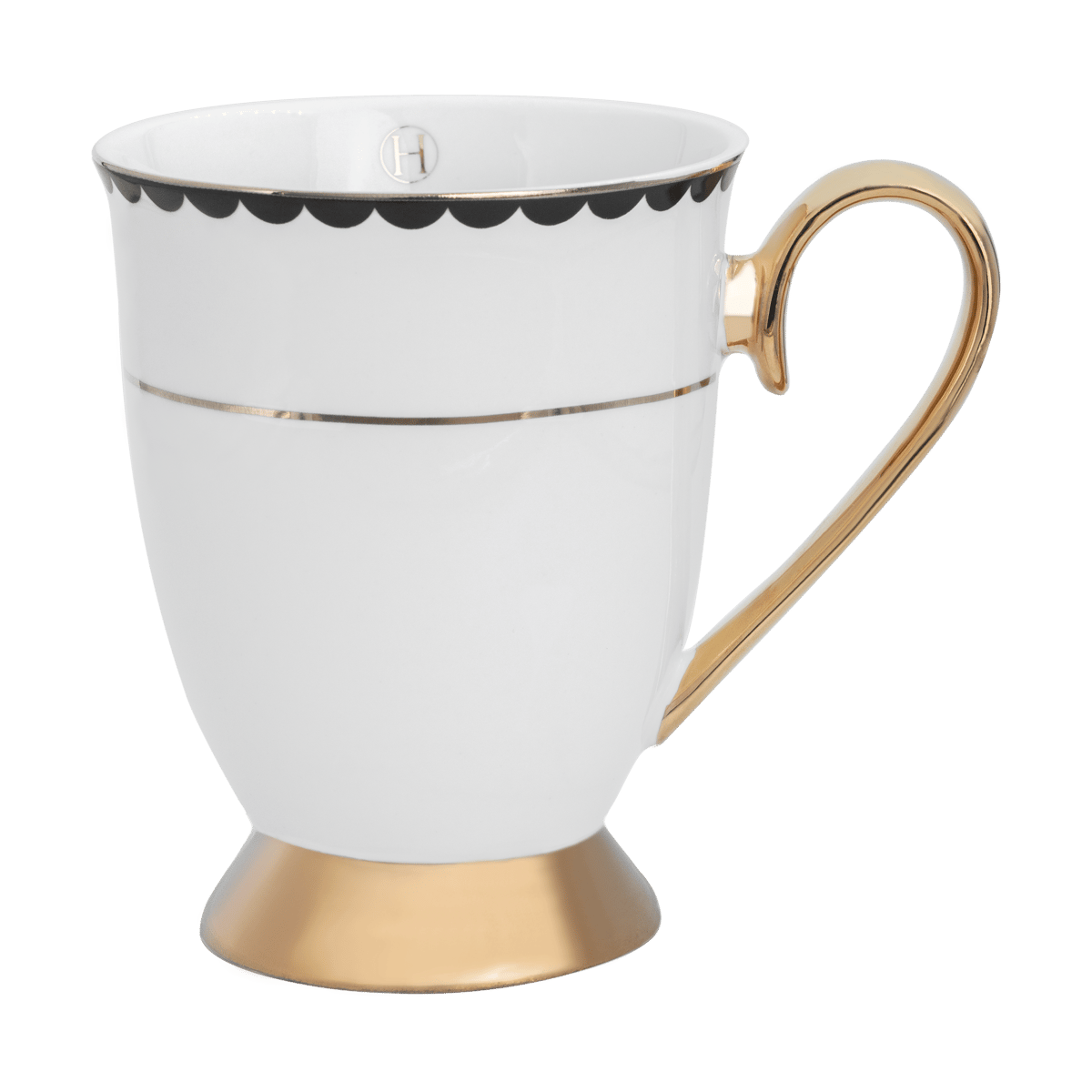 Hilke Collection Lignano Sabbiadoro mugg 28 cl Vit | Skandinavisk Design | Kaffekoppar | Vit