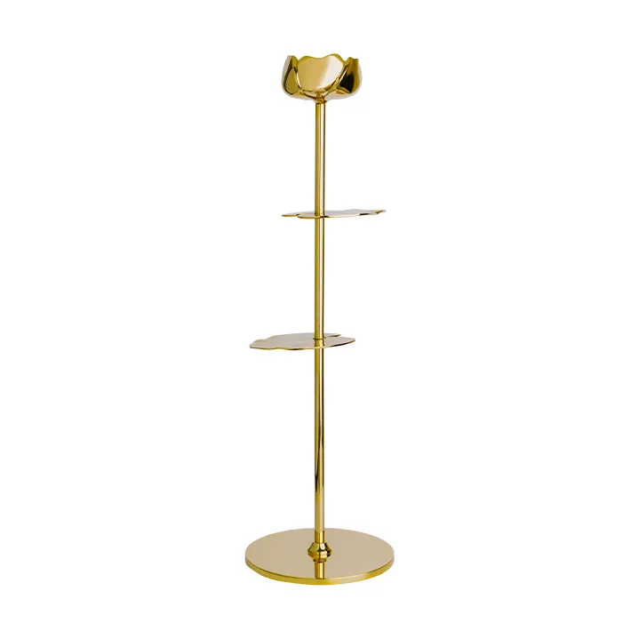 Ninfea Alta ljusstake 30 cm, Mässing