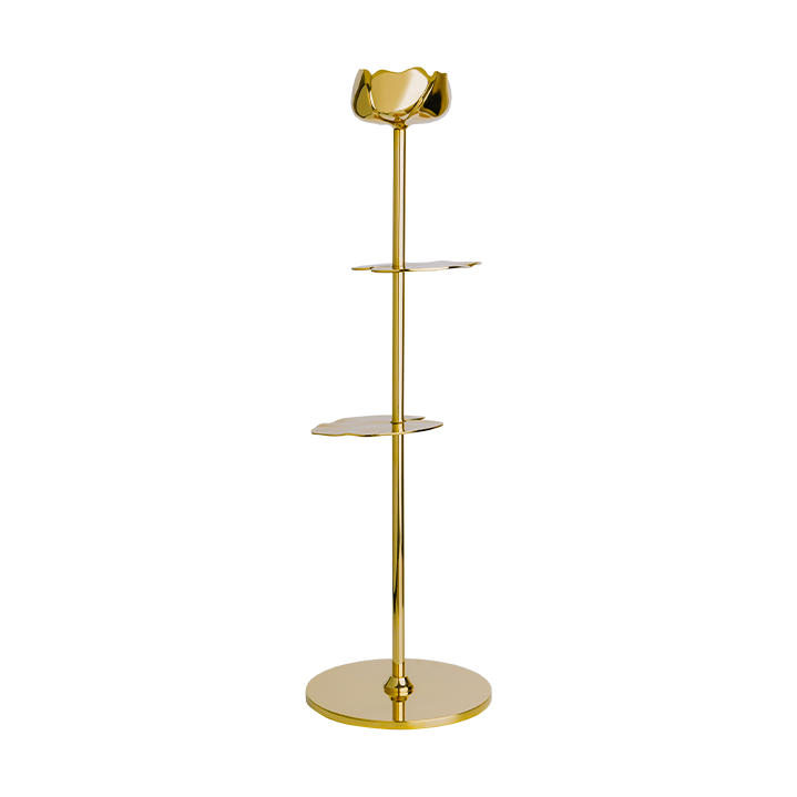 Hilke Collection Ninfea Alta ljusstake 30 cm Mässing