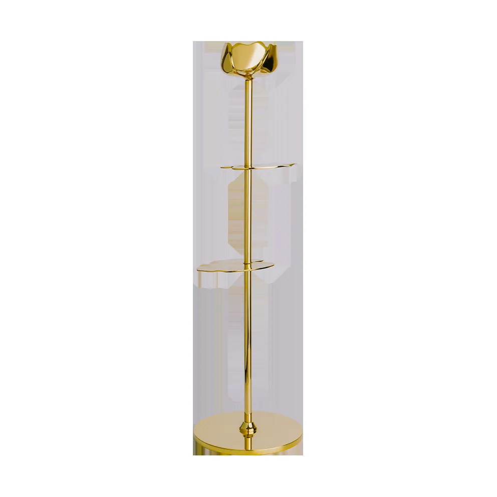 Hilke Collection Ninfea Alta ljusstake 40 cm Mässing