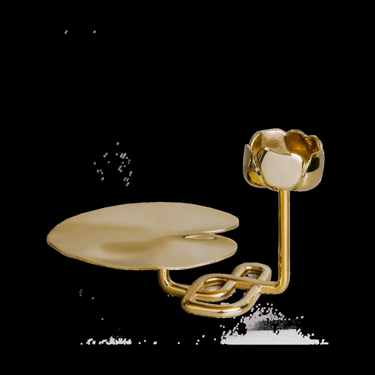 Hilke Collection Ninfea No.2 ljusstake Mässing