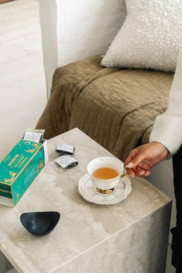 Strisce Tortora kopp med fat - 22 cl - Hilke Collection