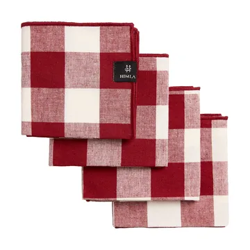 Bettyhill servett 4-pack - Ruby - Himla
