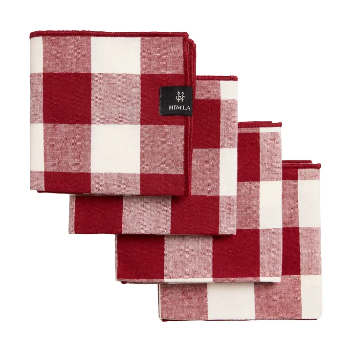 Bettyhill servett 4-pack - Ruby - Himla