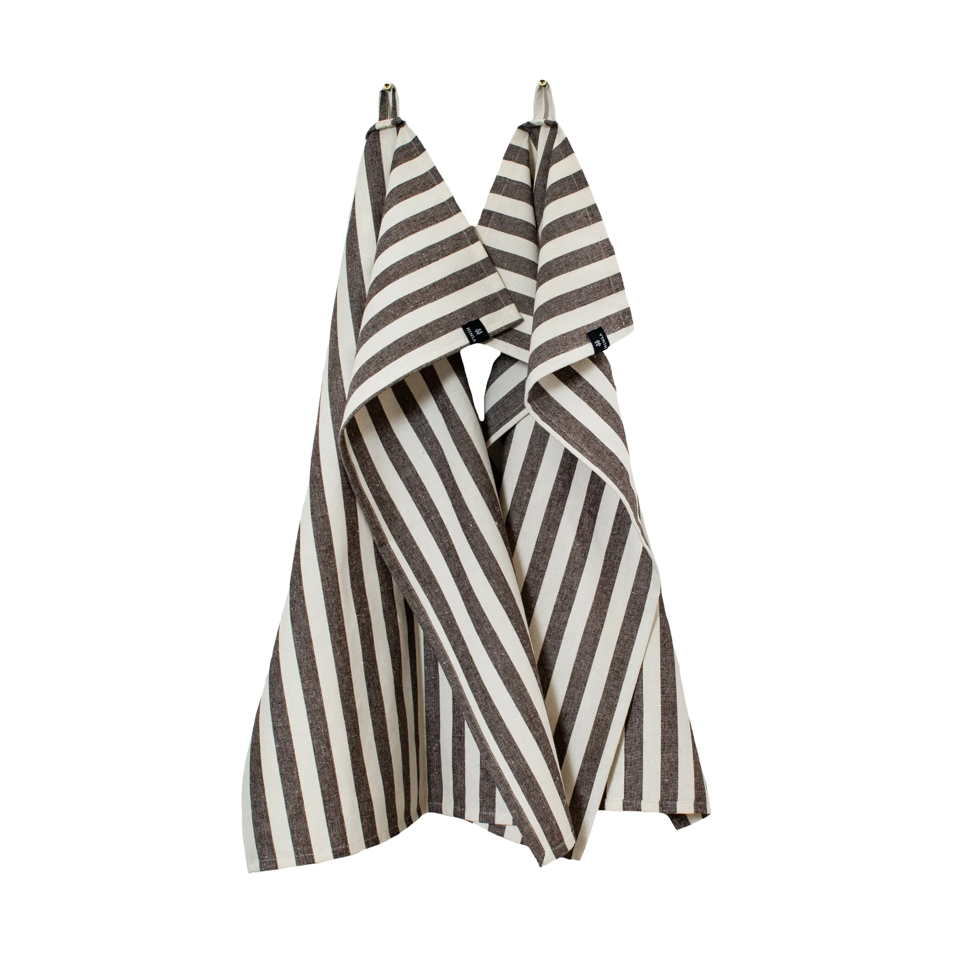 Bretagne kökshandduk 50x70 cm 2-pack, Chocolate Himla