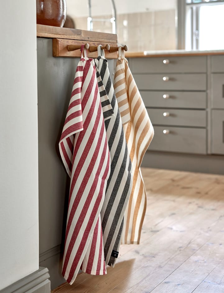 Bretagne kökshandduk 50x70 cm 2-pack, Deep red Himla
