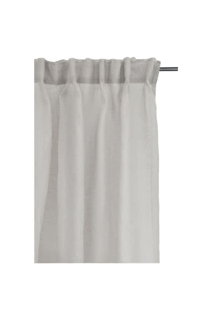 Himla Dalsland gardin med veckband 145x250 cm Pearl
