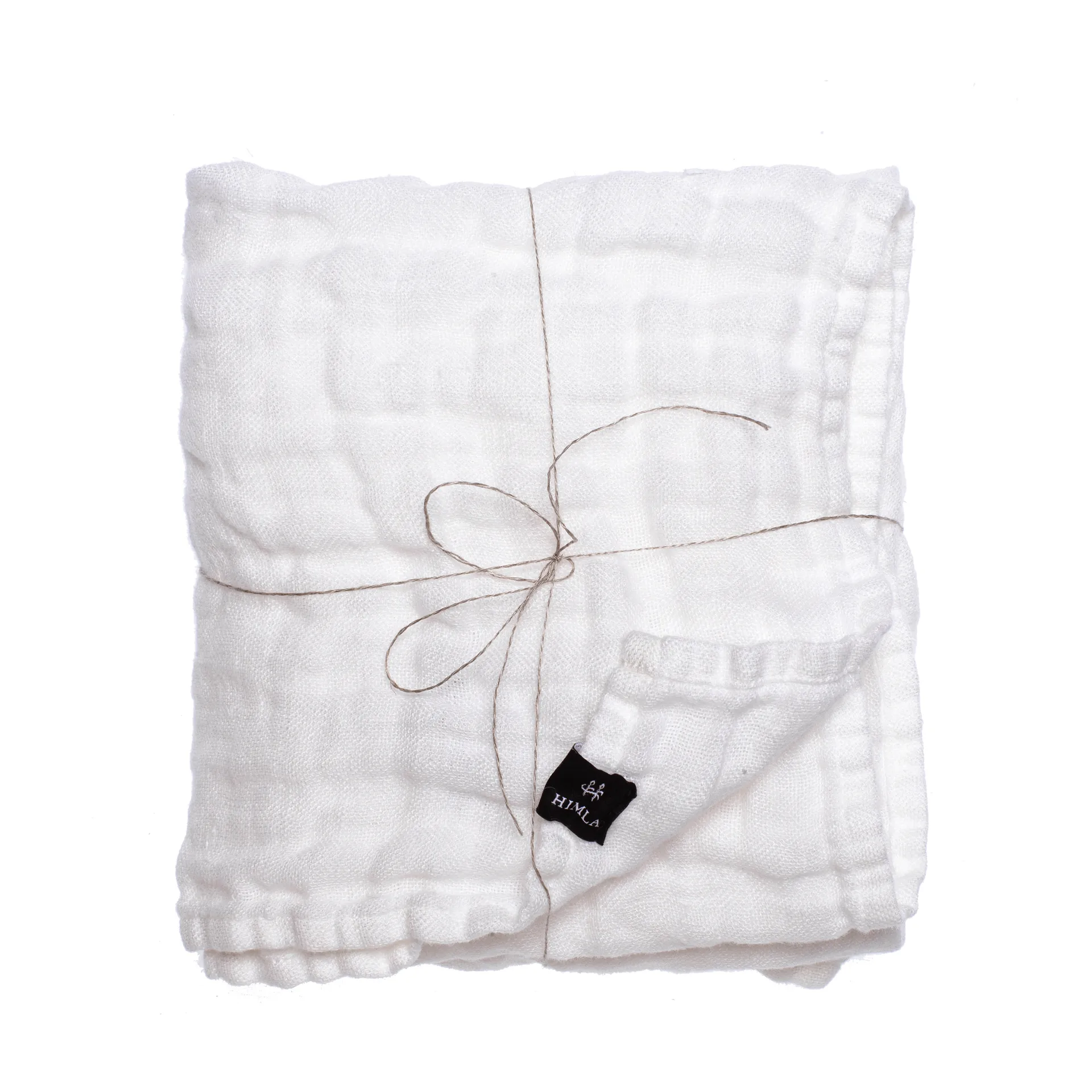 Hannelin babyfilt 60x110 cm, White-white Himla