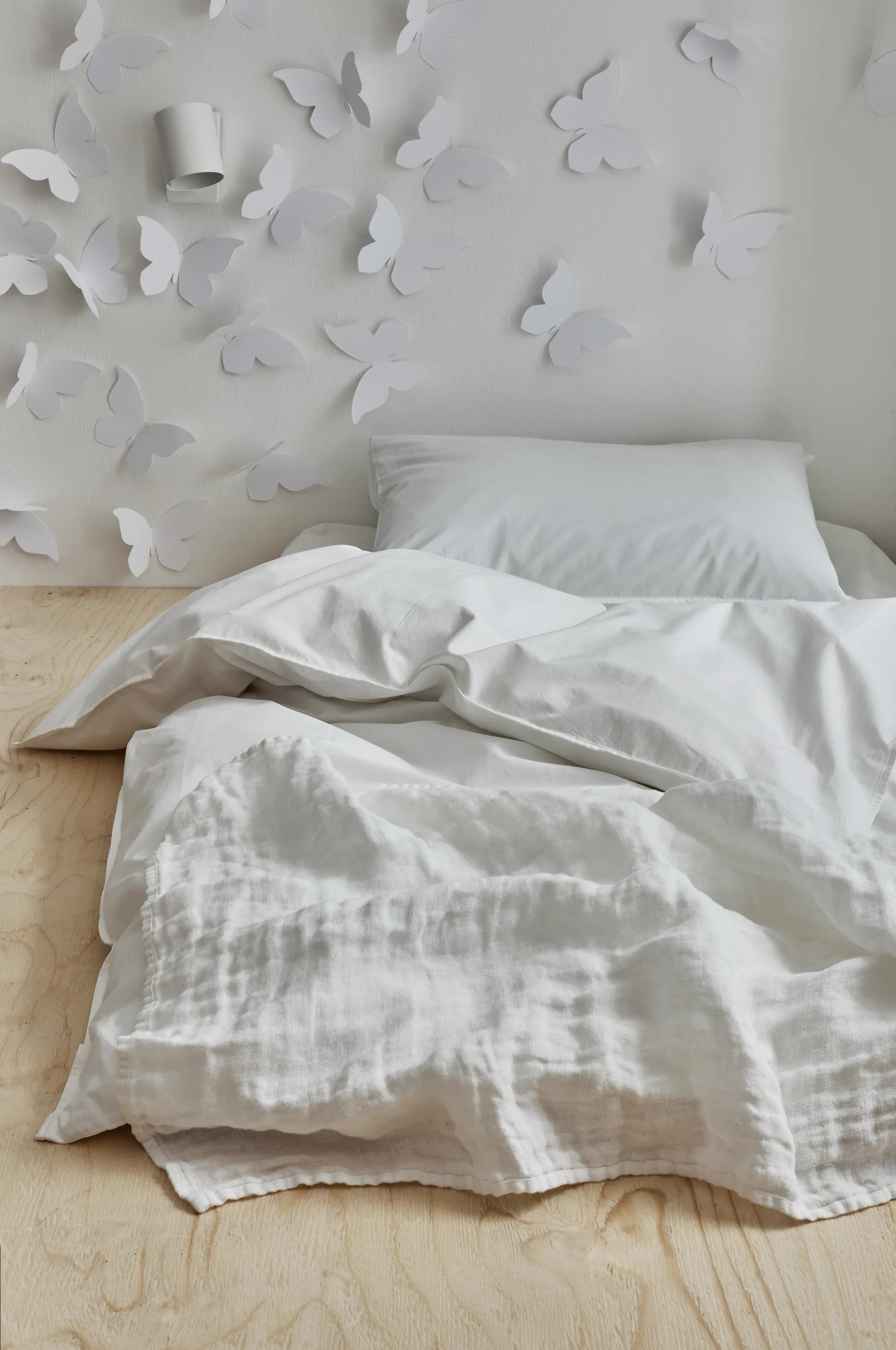 Hannelin babyfilt 60x110 cm, White-white Himla