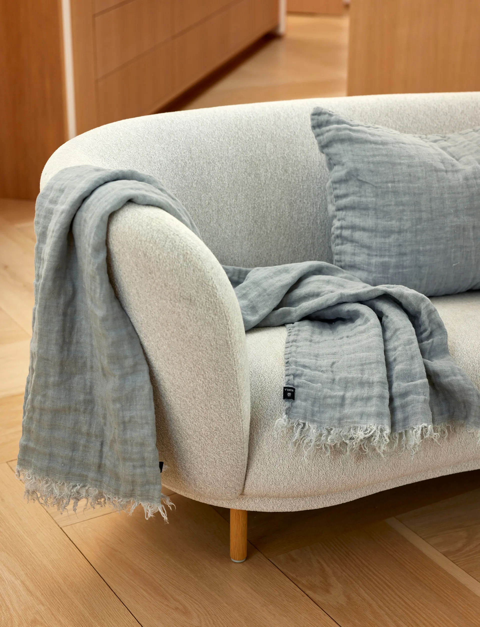 Hannelin pläd 130x170 cm, Cloudy sky Himla