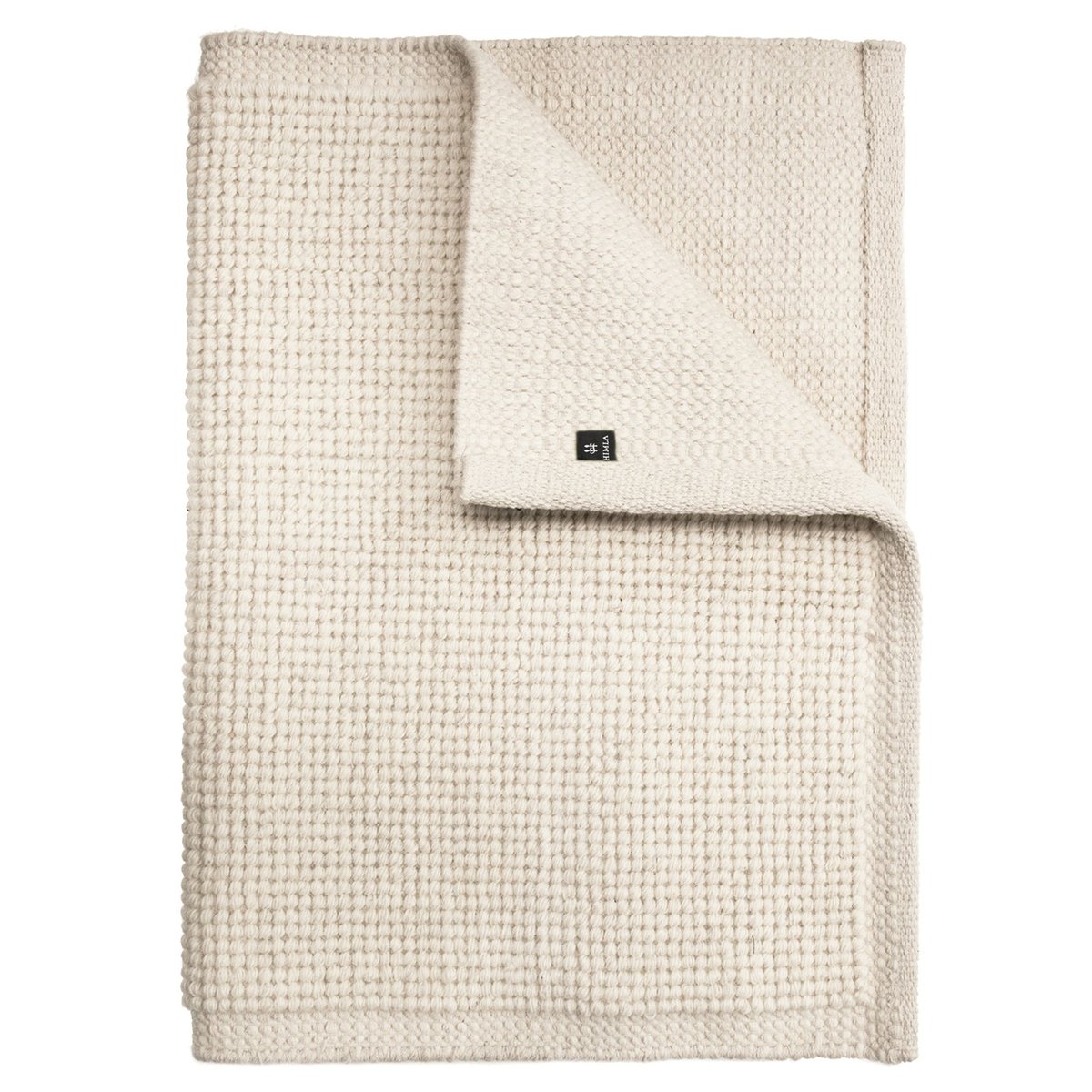 Himla ullmatta natural (ljusbeige) 60x90 cm | Skandinavisk Design | Ullmattor | Beige